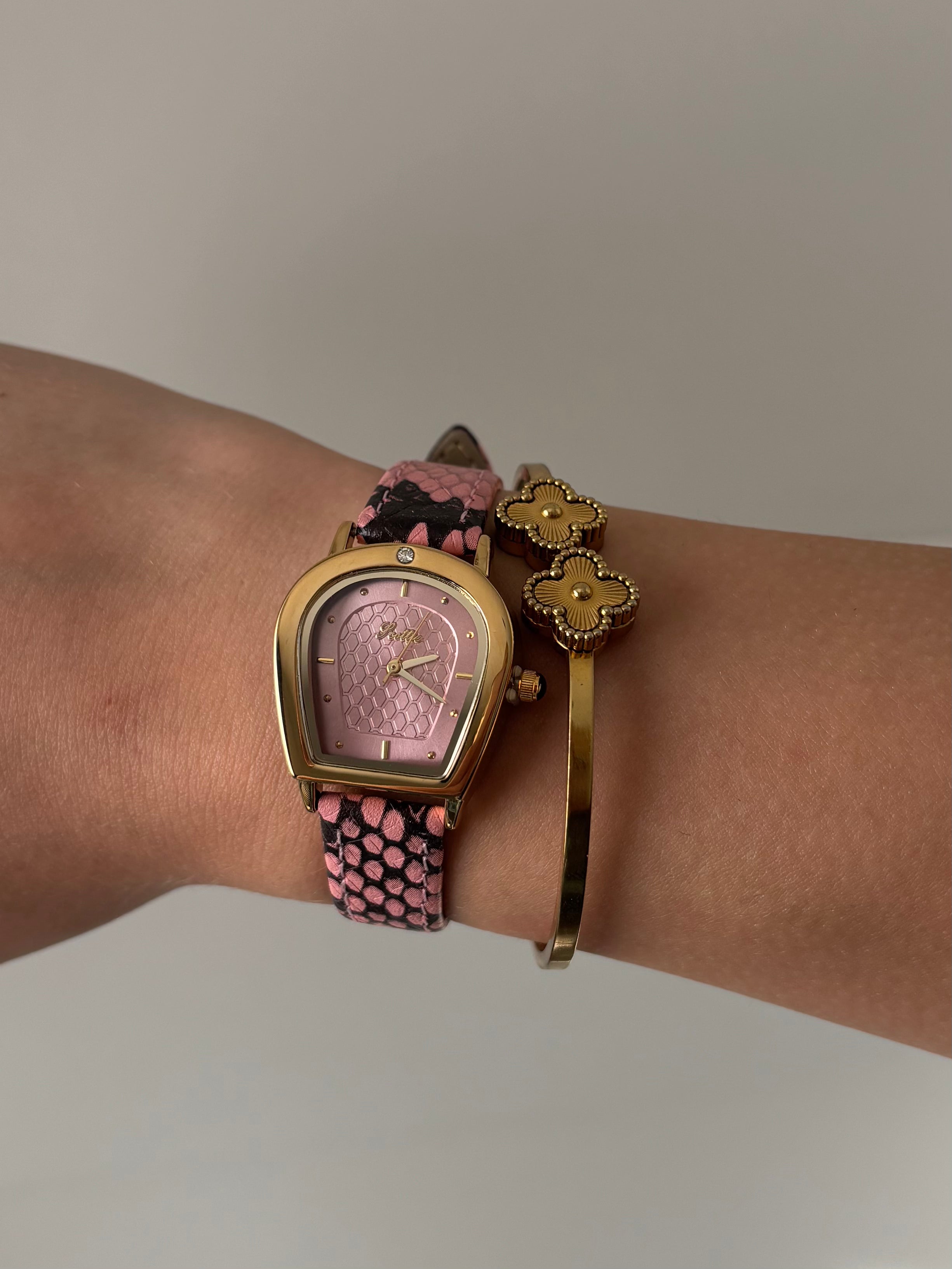 PINK SNAKE WATCH